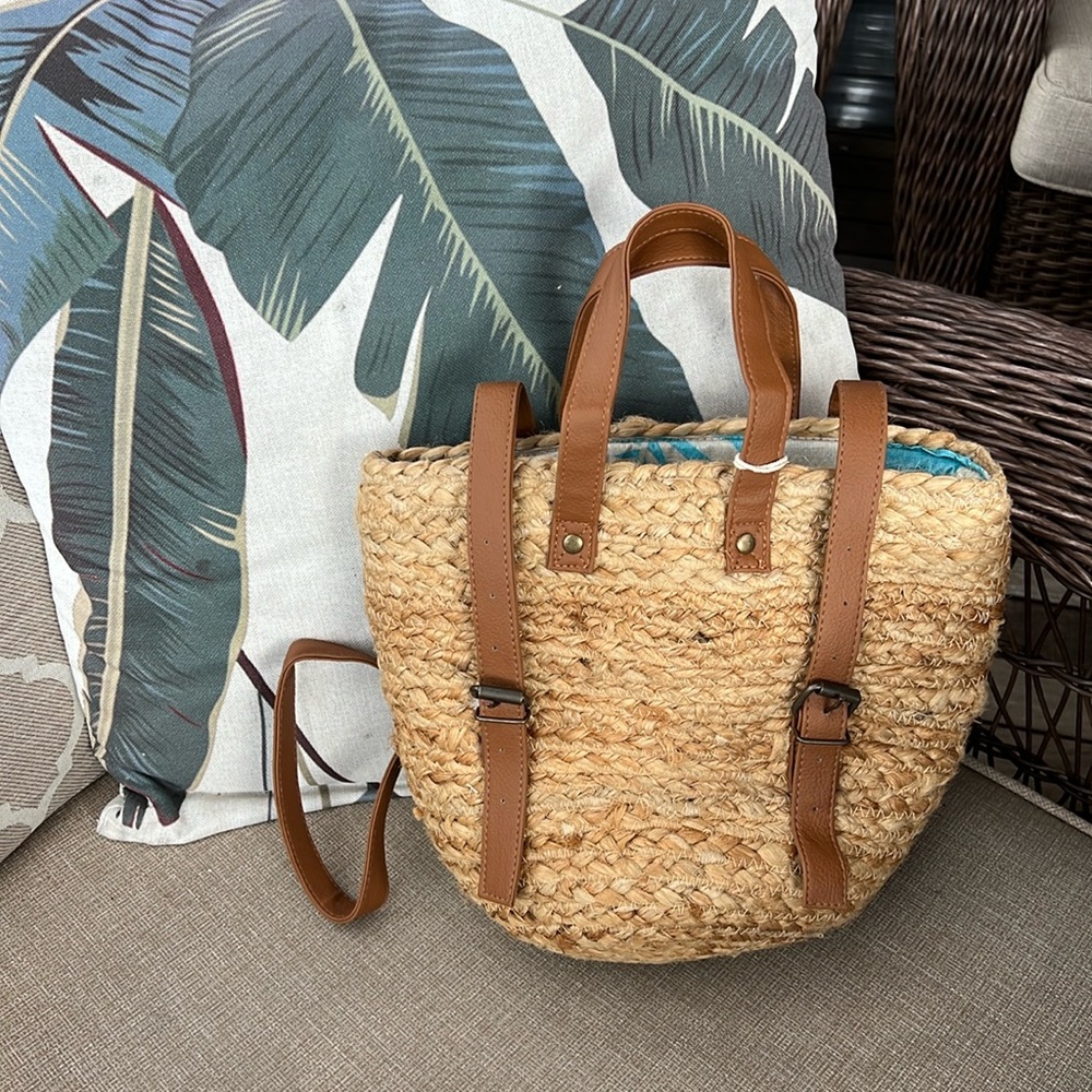 Cutest little Vegan/Jute Bag / Backpack